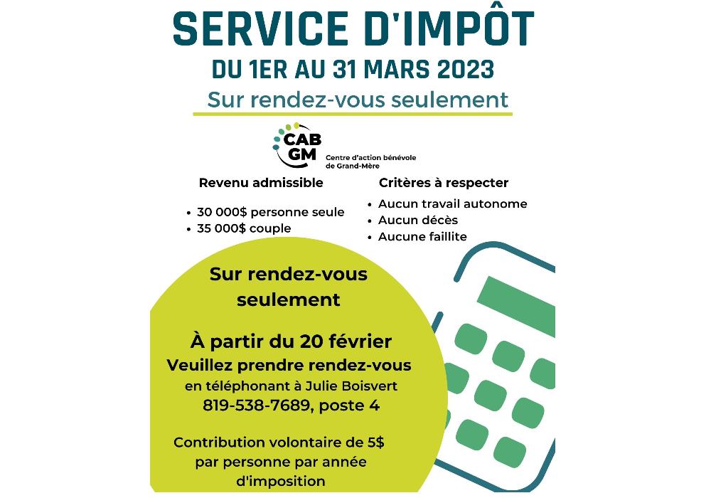 Service d’aide en impôt