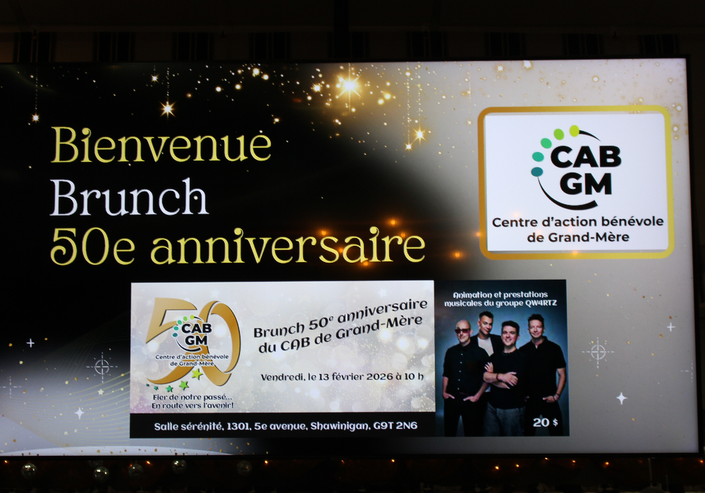 Le Centre d’action bénévole de Grand-Mère fête ses 50 ans en grand!!!