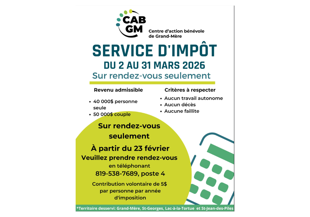 Mois de mars = Impôts. Nos bénévoles sont prêts !!!